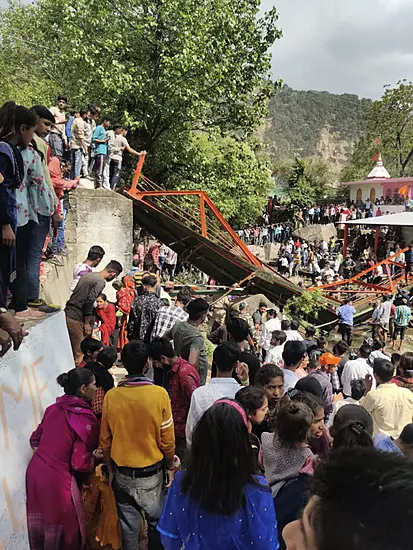 Girl Killed And 70 Injured After Bridge Collapses In Indian-Controlled Kashmir