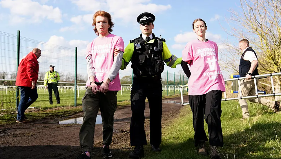 Over 100 Arrested After Protesters Storm Grand National And Delay Race