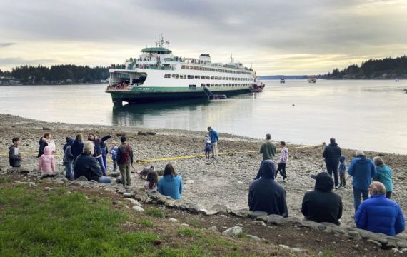 Ferry Runs Aground Near Seattle