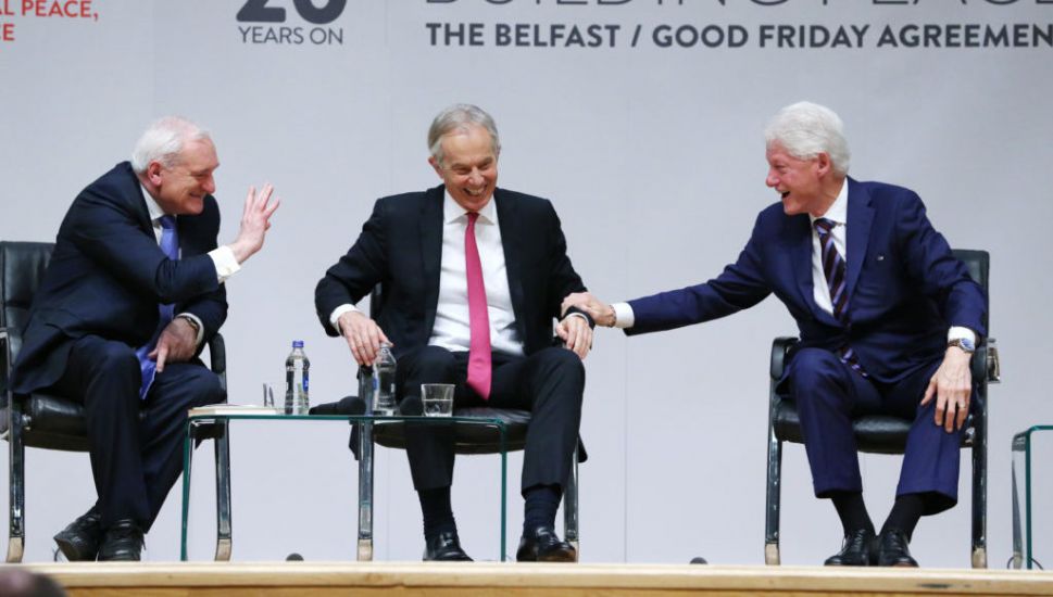 Clintons To Join Blair And Ahern At Good Friday Agreement Conference
