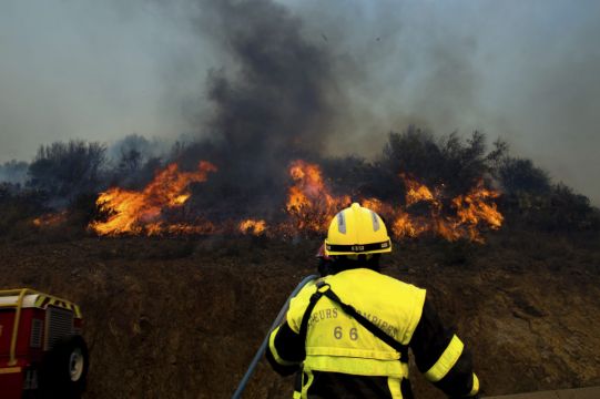 Firefighters Tackle France’s First Major Forest Blaze Of 2023