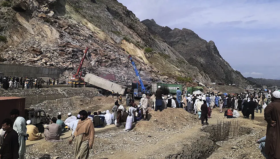 Deadly Landslide Buries Trucks In Pakistan