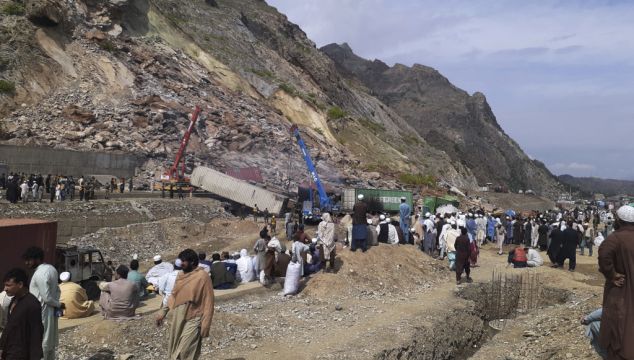 Deadly Landslide Buries Trucks In Pakistan