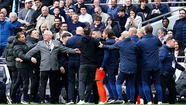 Tottenham And Brighton Fined £100,000 Each Following Touchline Brawl