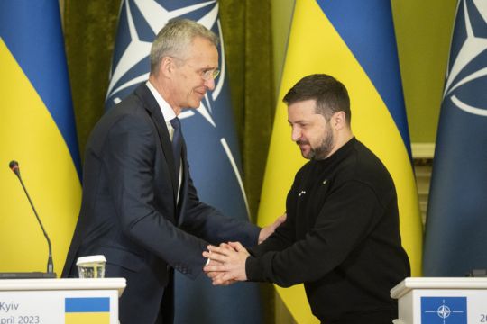 Ukraine Deserves To Join Nato, Says Chief Stoltenberg On Trip To Kyiv