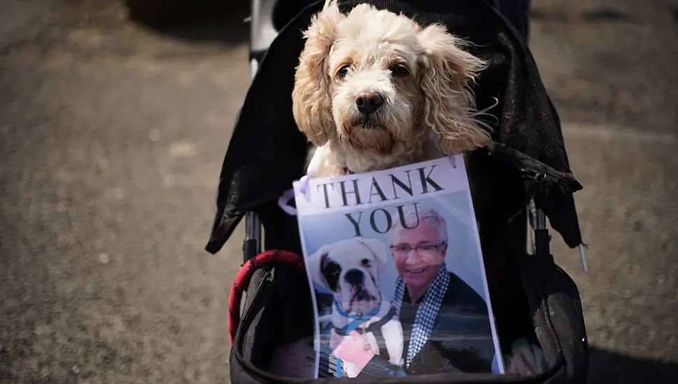 Paul O’grady’s Love Of Dogs Celebrated With Canine Welcoming Party At Funeral