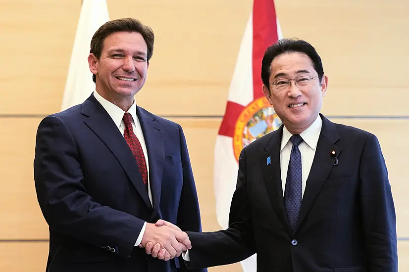 Florida Governor In Japan Ahead Of Expected Us Presidential Bid