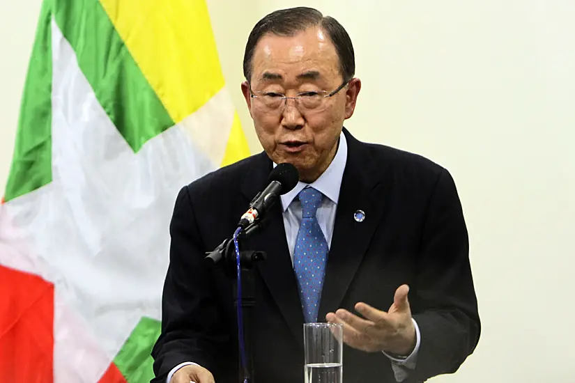 Ex-Un Secretary-General Ban Ki-Moon In Surprise Myanmar Trip