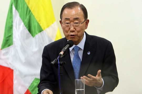 Ex-Un Secretary-General Ban Ki-Moon In Surprise Myanmar Trip