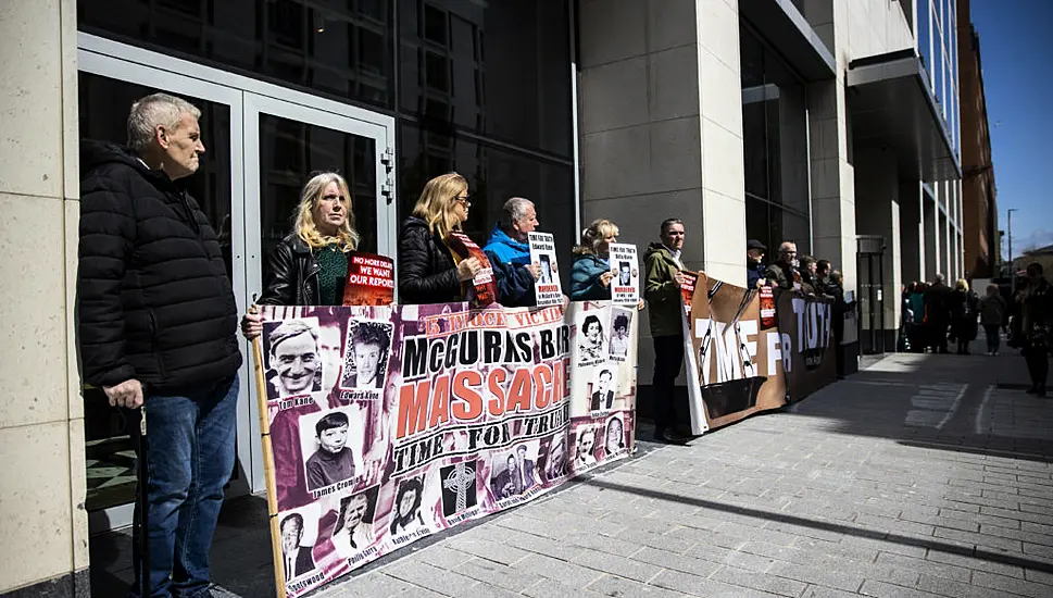 Families Of Troubles Victims Continue Their Protest Against Legacy Bill