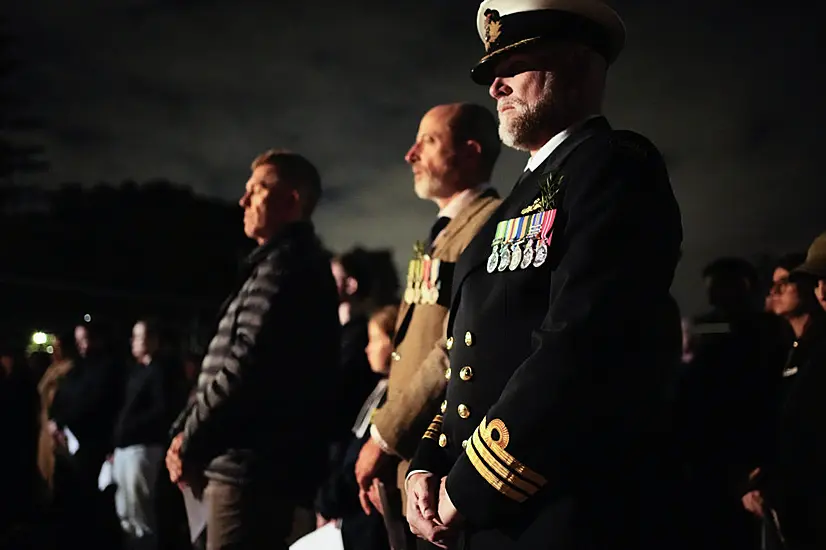 Dawn Services Remember War Dead On Anzac Day