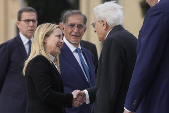 Italian Premier Giorgia Meloni Appeals For Unity On Liberation Day