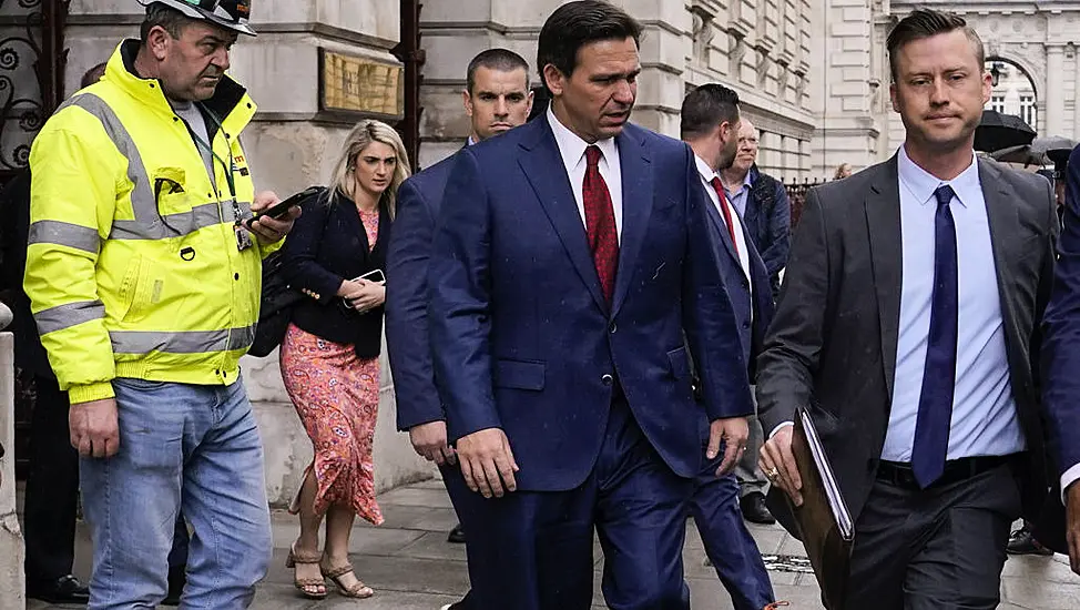 Us Presidential Hopeful Ron Desantis Meets Uk Foreign Secretary In London