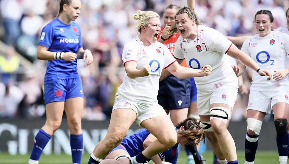 England Hold Off France Fightback To Clinch Grand Slam In Front Of Record Crowd