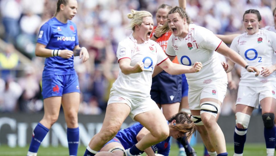 England Hold Off France Fightback To Clinch Grand Slam In Front Of Record Crowd