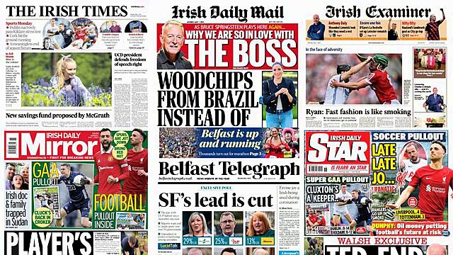 What The Papers Say: Monday's Front Pages