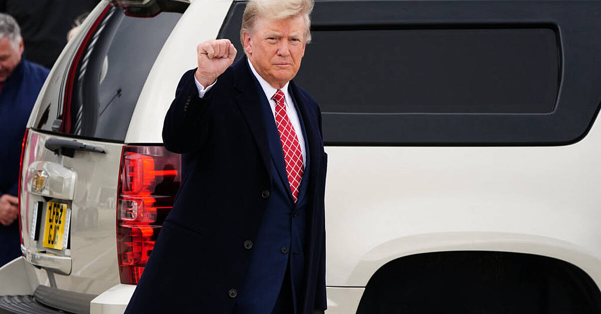 It’s great to be home, says Trump as he arrives in Scotland