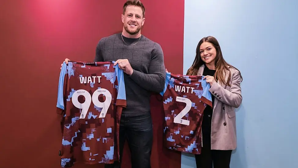 Former Nfl Star Jj Watt And Ex-Usa Forward Kealia Watt Invest In Burnley