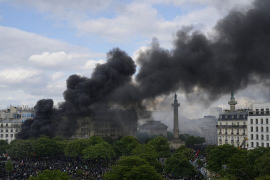 Pension Anger Sees Violent Protests In France Amid May Day Rallies Across World
