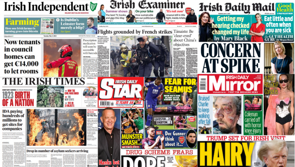 What The Papers Say: Tuesday's Front Pages