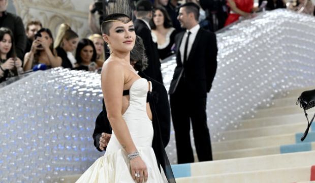 Florence Pugh Debuts Shaved Head At Her First Ever Met Gala