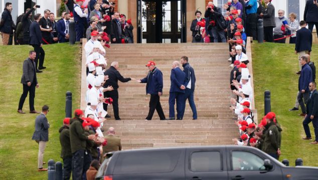 Donald Trump Arrives In Turnberry On Second Day Of Scotland Visit