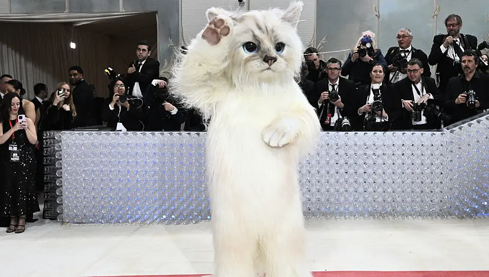 Karl Lagerfeld’s Cat Honoured At Met Gala With Feline-Inspired Outfits