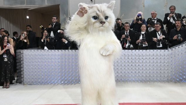 Karl Lagerfeld’s Cat Honoured At Met Gala With Feline-Inspired Outfits