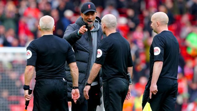 Liverpool Boss Jurgen Klopp Puts Referee Row Down To ’Emotion And Anger’