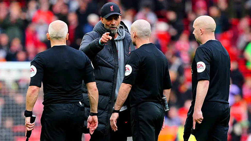 Jurgen Klopp Fully Expects Punishment For Comments About Referee Paul Tierney