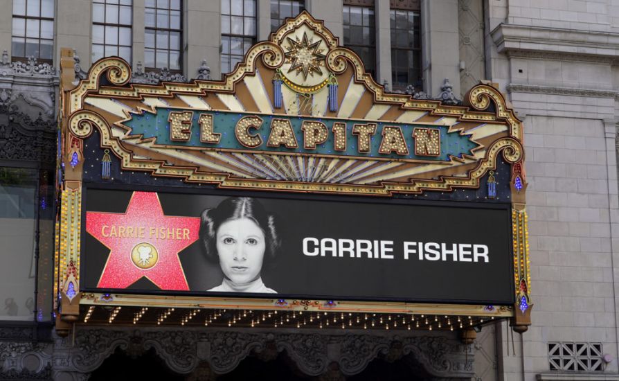 Carrie Fisher Receives Star On Hollywood Walk Of Fame On Star Wars Day