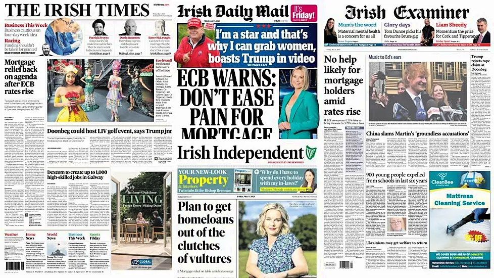 What The Papers Say: Friday's Front Pages