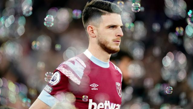 Declan Rice Among West Ham Players Expected To Be Fit To Face Manchester United