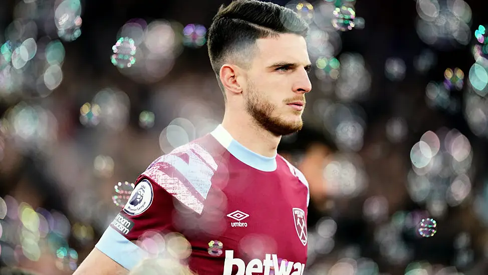 Declan Rice Among West Ham Players Expected To Be Fit To Face Manchester United