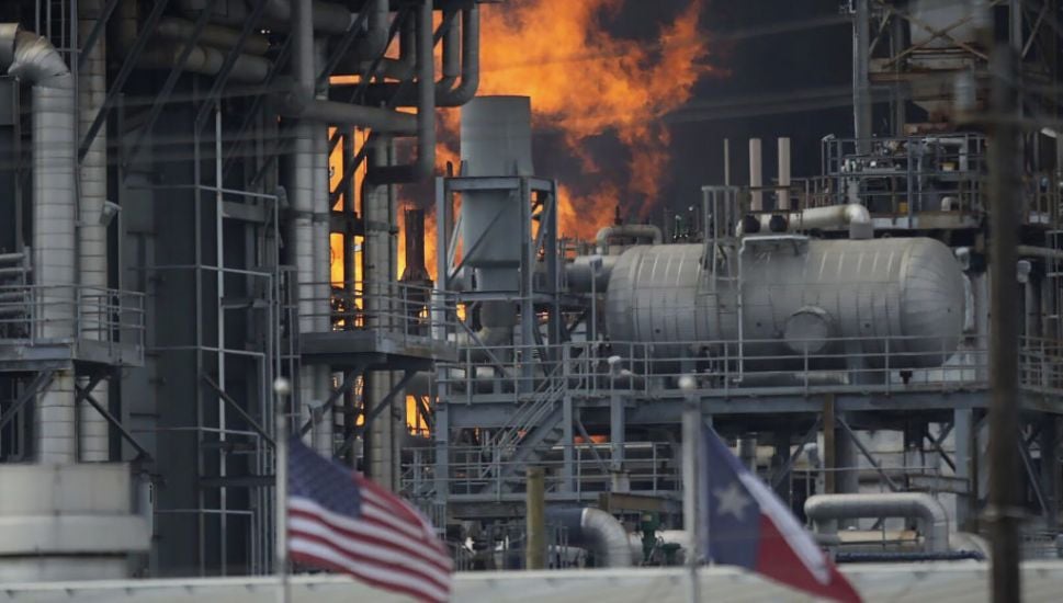 Shell Chemical Plant In Texas Catches Fire