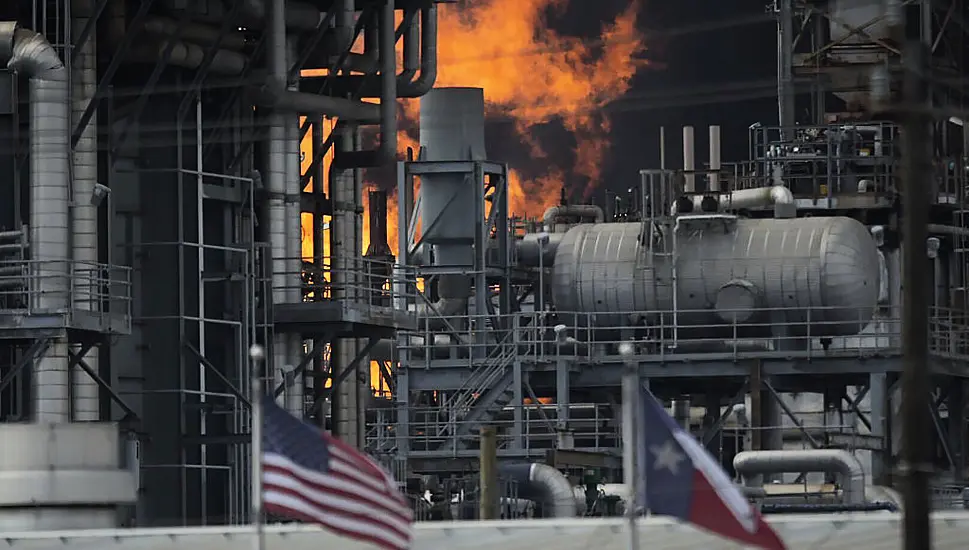 Shell Chemical Plant In Texas Catches Fire