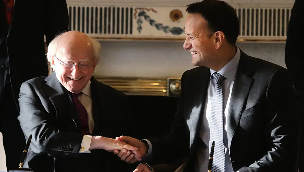 Taoiseach And President Higgins Meet King Charles Ahead Of Coronation