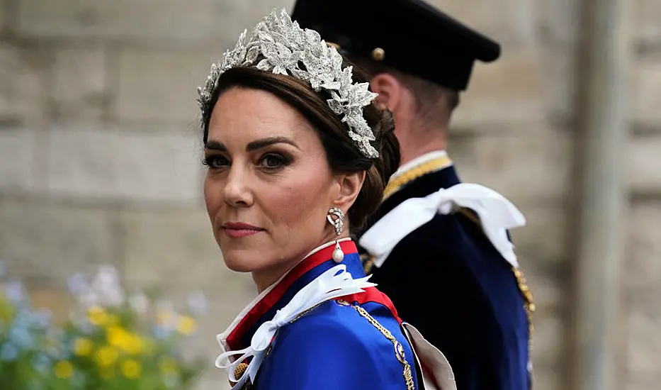 Kate In Ivory Alexander Mcqueen Gown And Regal Robe For Coronation