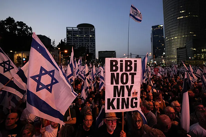 Thousands Of Israelis Protest Over Government Legal Change Plans