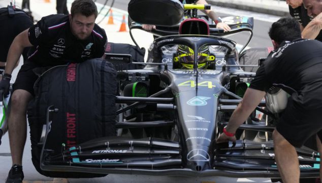 Lewis Hamilton In 13Th On Grid For Miami Grand Prix As Sergio Perez Takes Pole