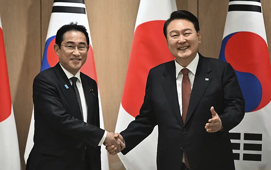 South Korean And Japanese Leaders Meet Again To Improve Ties