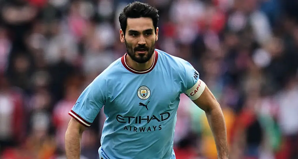 Ilkay Gundogan Holds His Hands Up After Penalty Miss In City’s Win Over Leeds