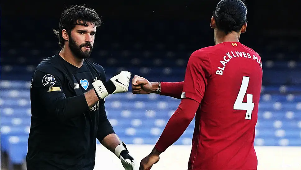 Liverpool Defender Virgil Van Dijk Talks Up ‘Big Leader’ Alisson Becker