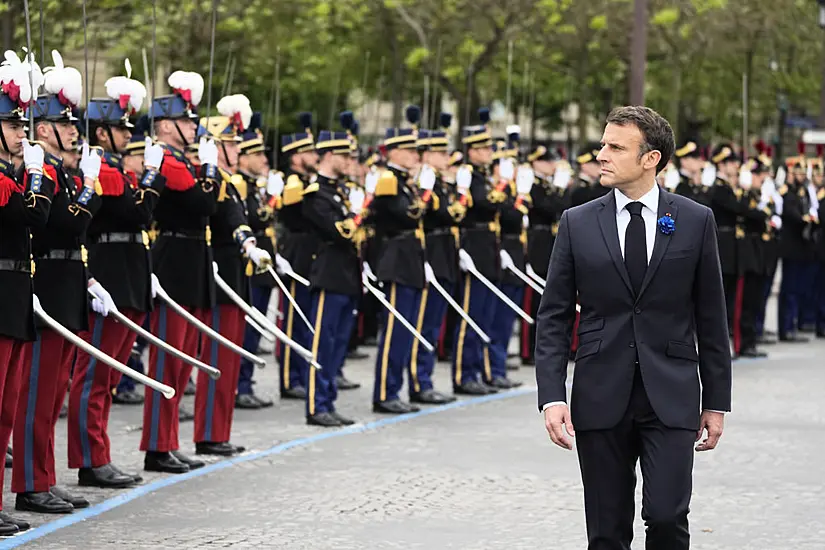 Macron Leads Ceremony Marking End Of Second World War In Europe