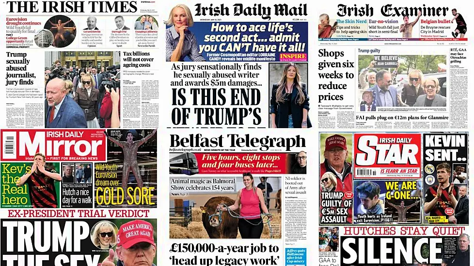 What The Papers Say: Wednesday's Front Pages