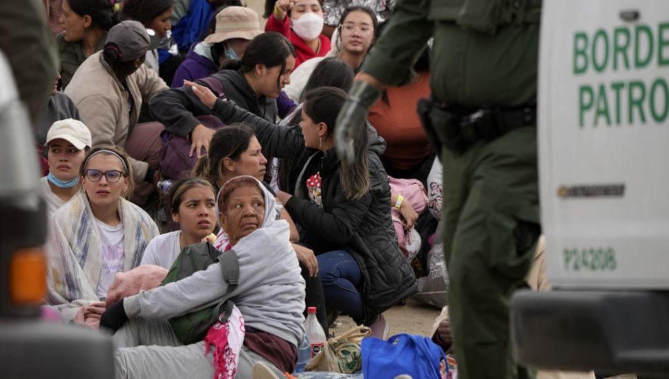 Surge Of Migrants At Us-Mexico Border Before Restrictions Are Lifted