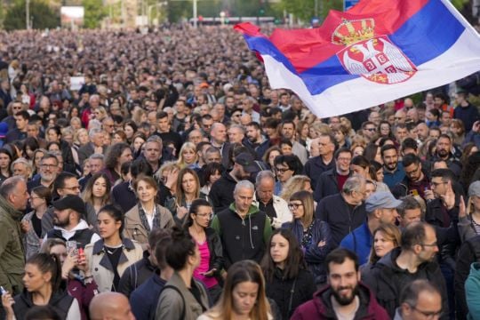 Serbian Leader Denounces Planned Belgrade Bridge Blockade After Shootings