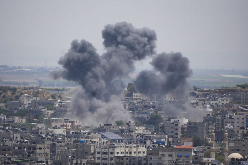 Israeli Strikes Hit Gaza As Palestinian Militants Fire Rockets Towards Jerusalem