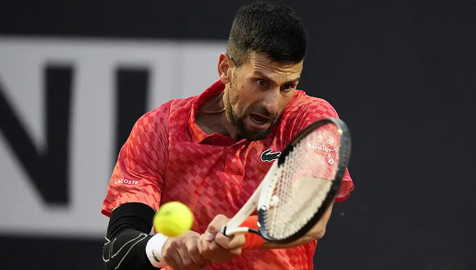 Novak Djokovic Makes Winning Return At Italian Open Despite Complaints