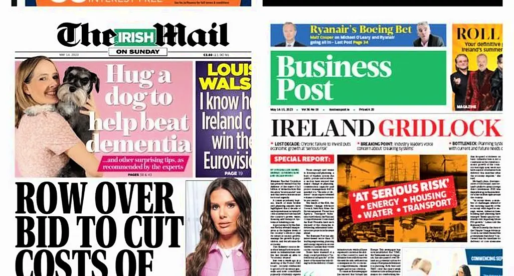 What The Papers Say: Sunday's Front Pages